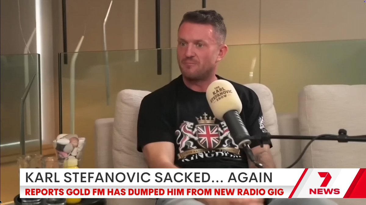 Karl's Stefanovic is tonight out of another job sacked for the second time in a week.