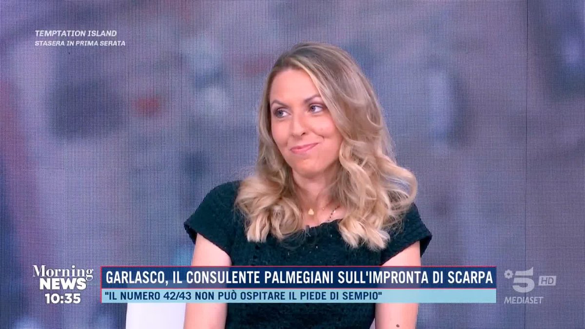 #Garlasco, Giada Bocellari sulla consulenza della difesa di Sempio sull'impronta di scarpa #MorningNews è in diretta su #Canale5 e in streaming su Mediaset Infinity