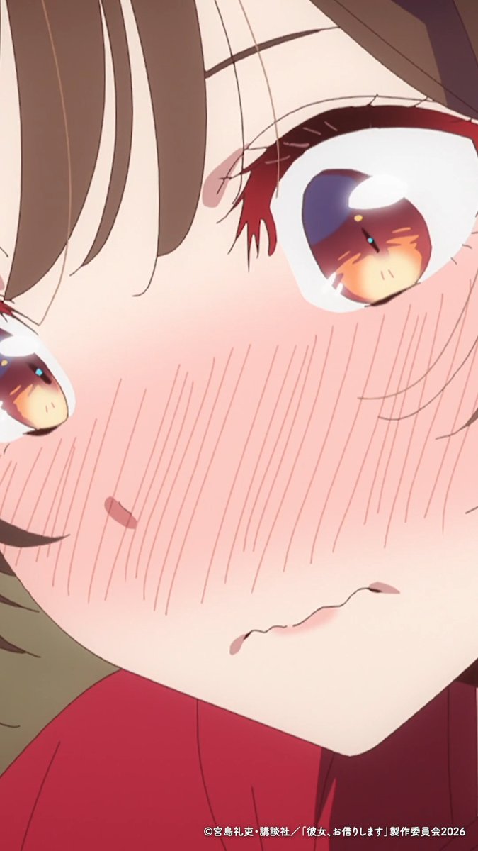 「ふふっ…」 満足度60「寂しさと彼女-サビカノ-」より切り抜き!🎥 DMM TV、dアニメストアほかにて配信中✨ 感想の投稿は #彼女お借りします で!💬 ㊗️第6期(同棲編)制作決定!