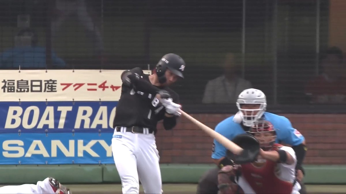 イケメンベースボール帰還‼️ 千葉ロッテ 藤原恭大 選手が復帰後初安打✨ 👇スマホ・テレビで試合観戦！
