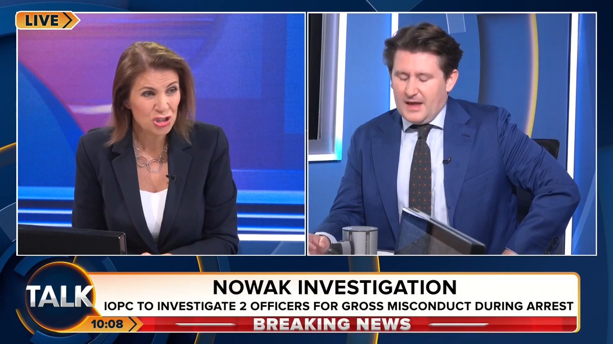 🚨"The most basic level of training... they did NOT follow! They were completely out of their depth and imbued in DEI training." Two police officers who arrested Henry Nowak before his death are being investigated for gross misconduct. Julia Hartley-Brewer