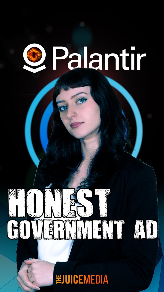 The Government™ has made an ad about #Palantir, and it's surprsingly honest and informative.