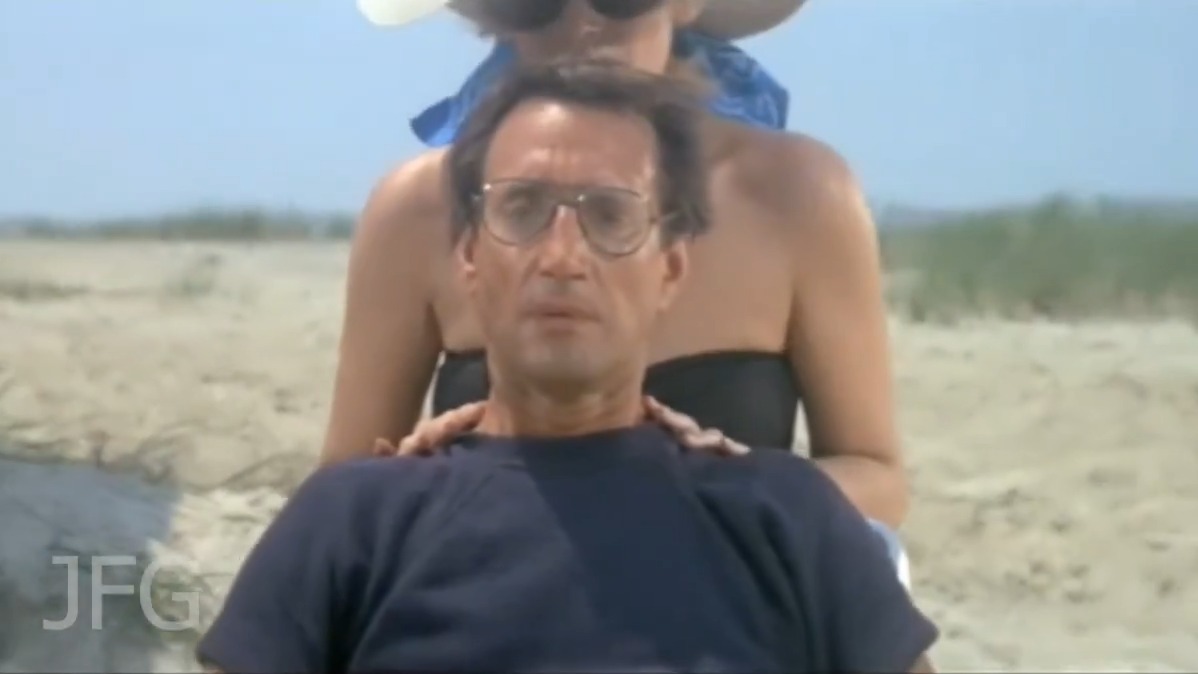 Orwell x Maura x Jaws. "The beaches are safe to use, we're advising that people not go in the water." #mapoli