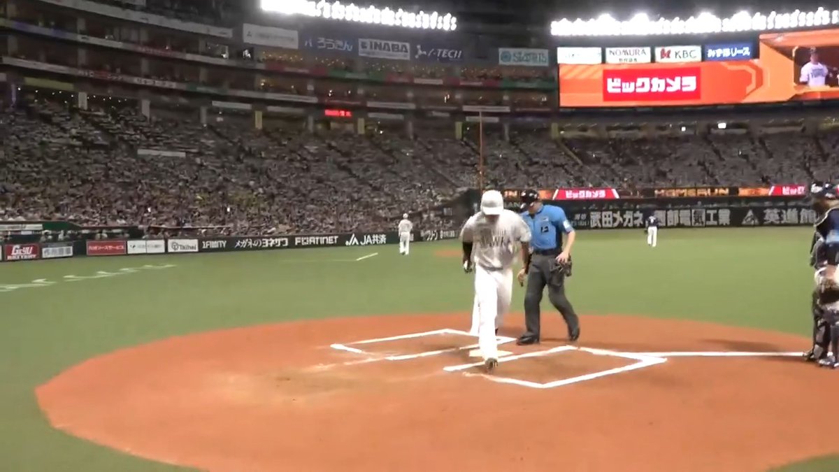 鷹のホームラン祭り🌈 本日チーム4本目👀 福岡ソフトバンク 近藤健介 選手の第18号ソロホームラン🌈 👇スマホ・テレビで試合観戦！