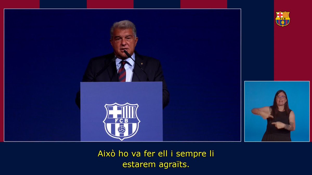 🎙️ Joan Laporta: "We are here because we feel strong and determined to continue leading the Club."