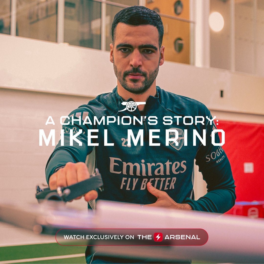 An incredible journey, through the eyes of Mikel Merino 🇪🇸 Stream 'A Champion's Story' - exclusively on The Arsenal ⚡️