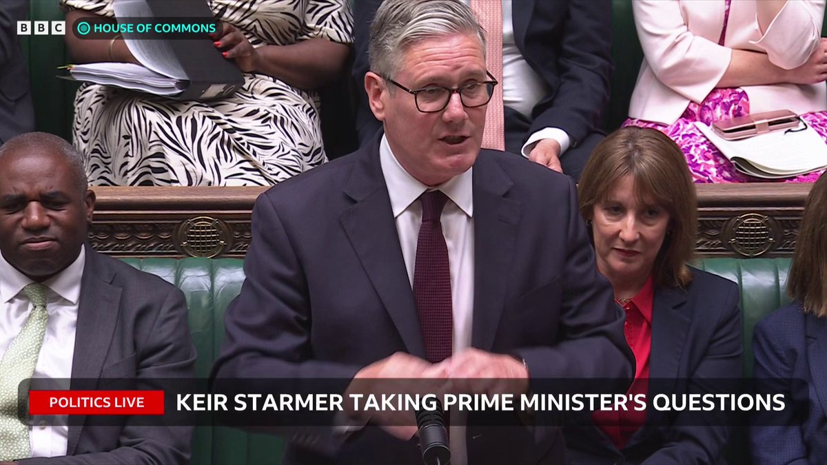 "Defence of the realm is the first duty of government... if the Labour party cannot defend our country, what is the point of them?" Kemi Badenoch asks "They won't defend their record... you hollowed out the armed forces" Keir Starmer replies #PMQs: