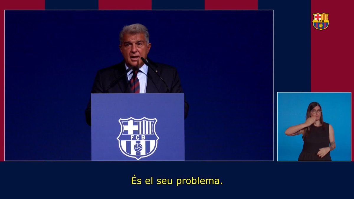 Joan Laporta: "I am convinced that the years ahead will be exciting."