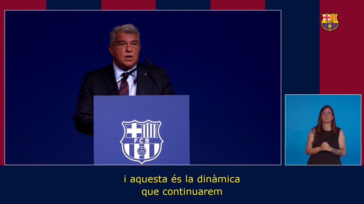 Joan Laporta: "Together with my fellow board members, I commit to continuing to lead the club with the utmost dedication, commitment, resilience and determination."