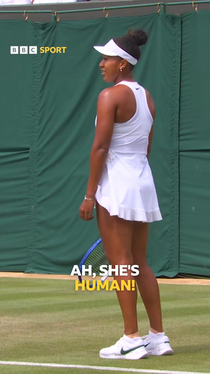 We’ve all been there 😅 A reminder that Naomi Osaka is human too!