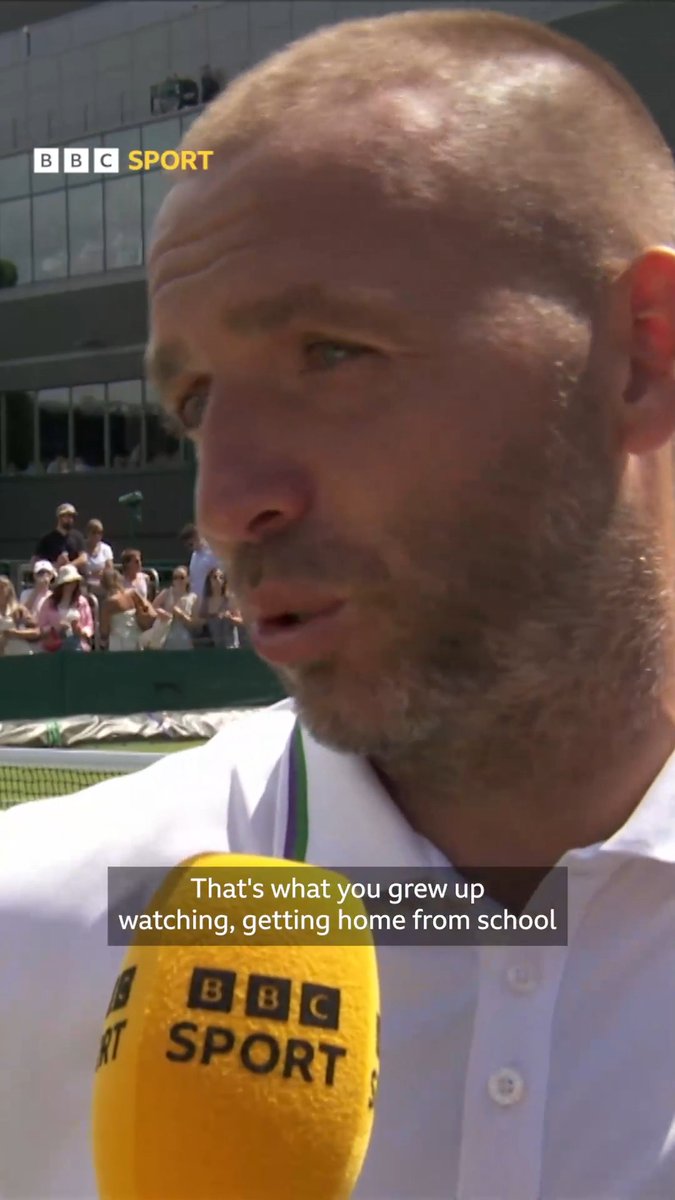 An emotional farewell for Dan Evans 😢🎾 The British player retired from tennis after his exit in the men’s doubles at Wimbledon.
