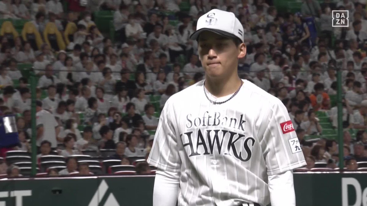 3年目、順調に来ている 開幕から6連勝&3試合連続HQS 前田悠伍 7回無失点5奪三振(98球) ※映像は3回の奪三振 ⚾️ソフトバンク×西武 #sbhawks #だったらDAZN