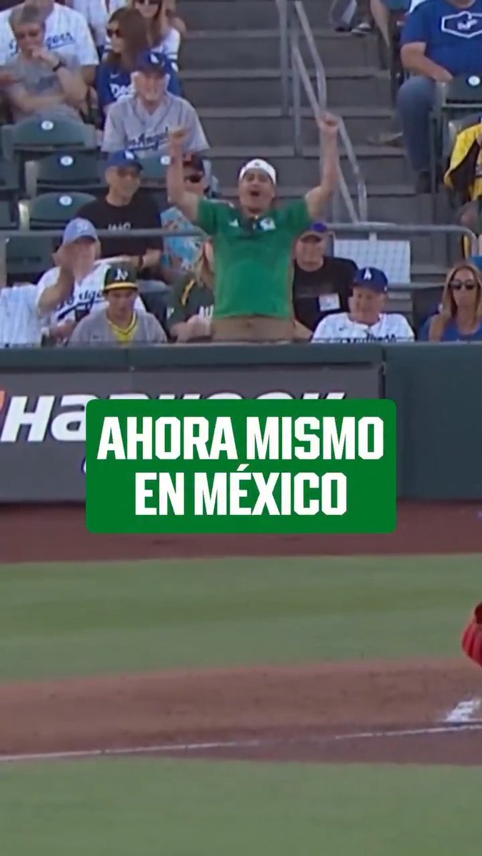 When you’re front row at the Dodgers game and Mexico scores a goal 🤣