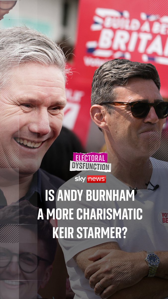 Is Burnham REALLY any different to Starmer? Beth Rigby breaks down the policy similarities in this week’s Insider episode of Electoral Dysfunction. ✨ Sky News Insider requires a paid subscription. UK only & 18+ Find out more here ➡️