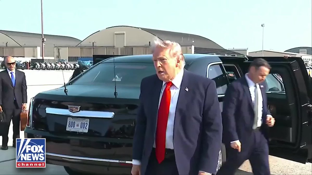 President Trump debuts a massive upgrade to the presidential fleet as he prepares to board a brand-new Air Force One for its first flight to the Teddy Roosevelt Presidential Library opening. "Our Air Force One was, 35, 36 years old, and it would be parked next to the new ones like this. And it really didn't look appropriate for our country. So, we're very proud of this. The country is very proud of it.