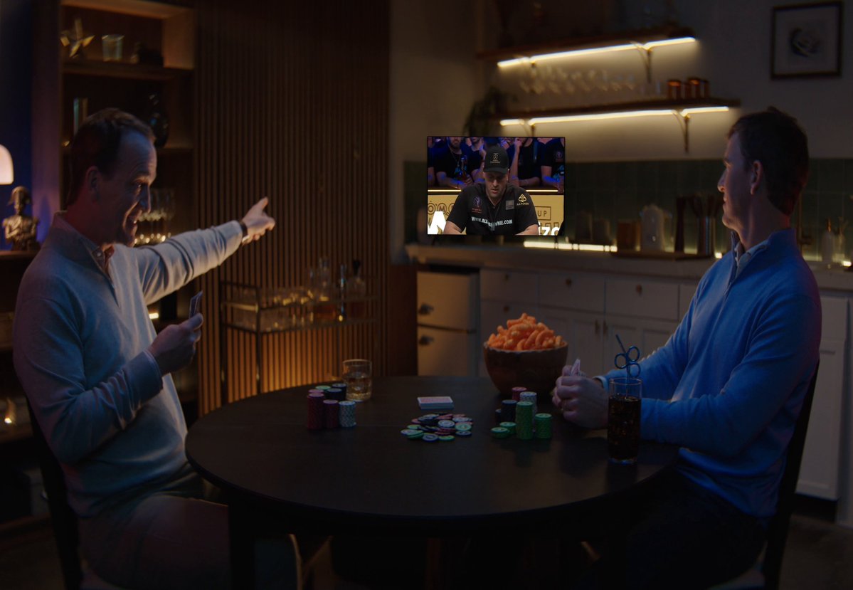 THE WORLD SERIES OF POKER IS BACK‼️ Peyton and Eli welcome its return to ESPN and the ESPN App 🍿