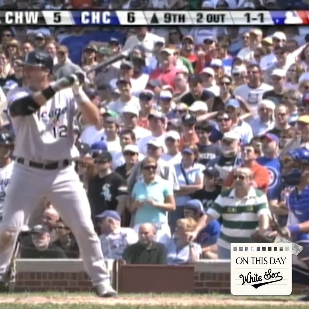 On This Day in 2006: A.J. Pierzynski hit a 3-run home run at Wrigley Field.