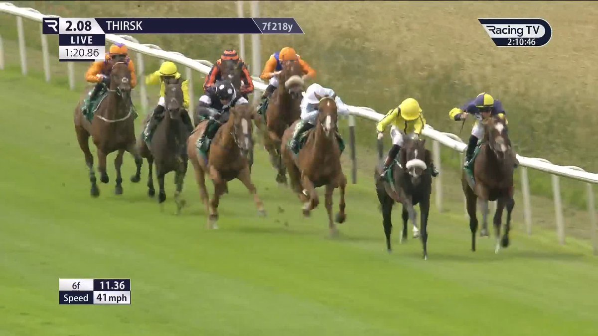 By Frankel out of a Royal Ascot winner, North Force makes experience count to open his account in the British EBF Restricted Novice Stakes for Richard & Peter Fahey
