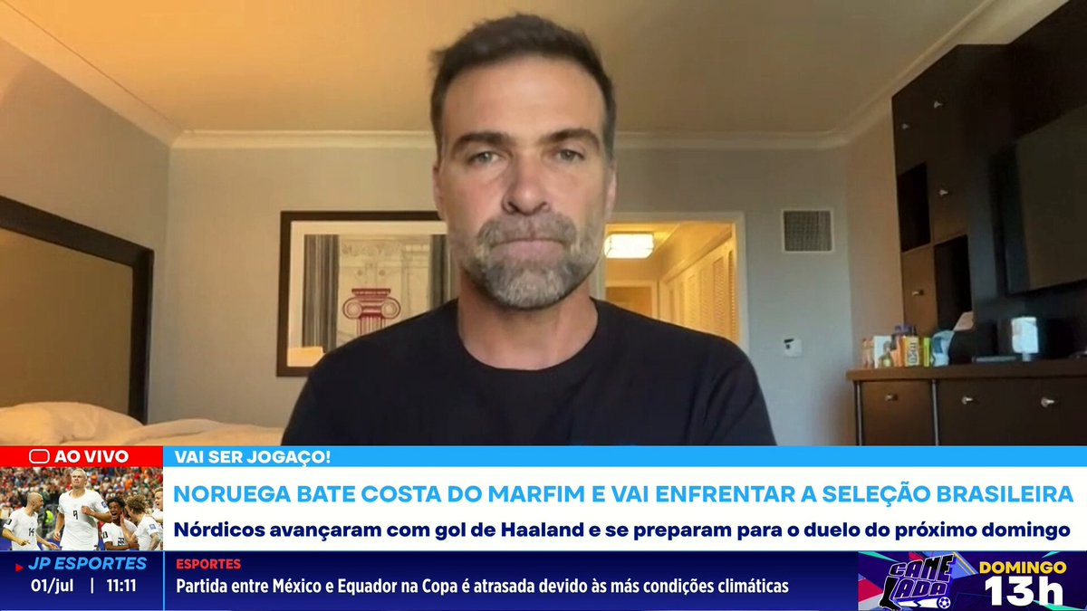 Mauro Cezar sobre o time da Noruega: "A Noruega fez um gol trabalhado, coisa que o Brasil não faz!" #Brasil #Noruega #Futebol #BatePronto
