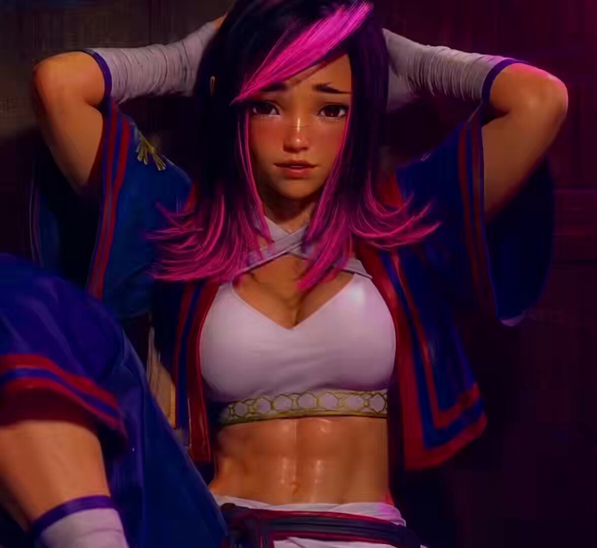 人見知りヤスミンの腹筋3 #Yasmine #ヤスミン #StreetFighter #abs