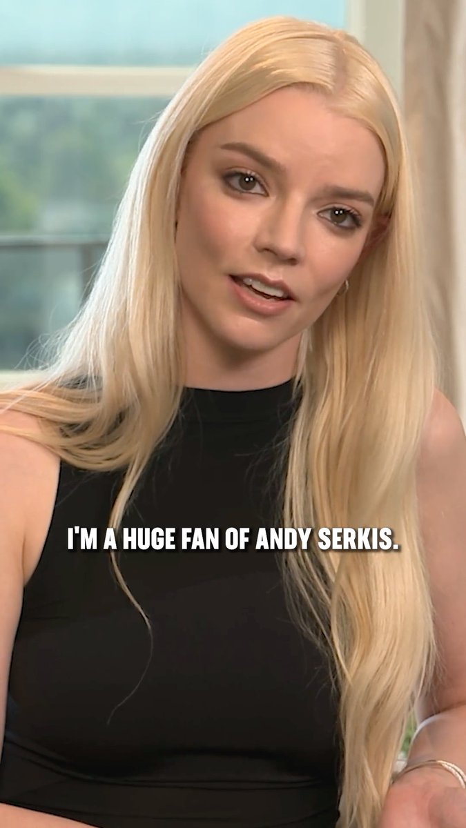 "Being able to be a part of this world and to inhabit Seren is a dream come true." Anya Taylor-Joy shares her excitement to be playing an elf in 'The Lord of the Rings: The Hunt for Gollum.'