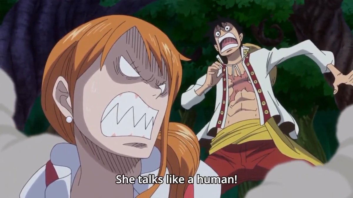 Luffy accidentally tied up Nami 😭
