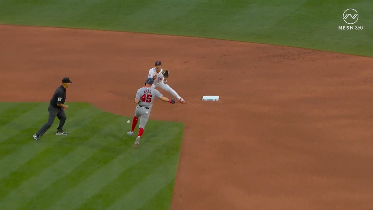 My JUCO coach used to say “Run straight at the shortstop no matter how far off the bag he is standing!”