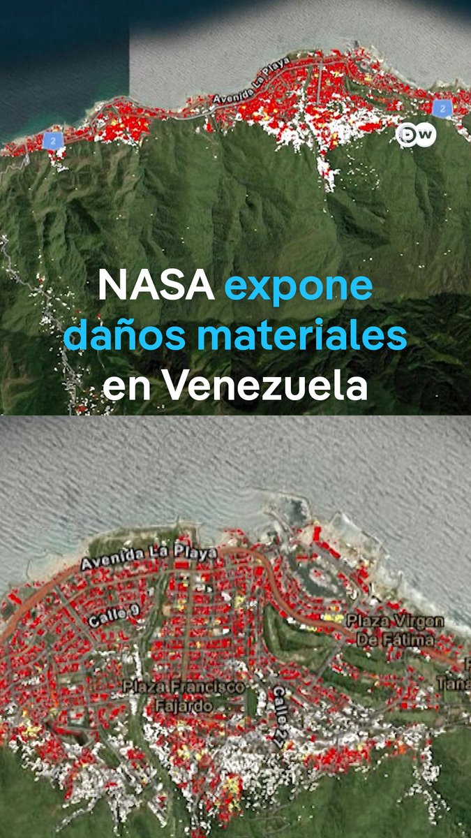 Imágenes de la NASA muestran que los terremotos dañaron más de 58.000 edificios en Venezuela El cálculo preliminar, sin verificación sobre el terreno, traza desde el espacio la magnitud de los daños en edificios provocados por el doble terremoto en Venezuela. Por su parte, Naciones Unidas estima que los daños materiales en el país equivaldrían a alrededor del 6% de su PIB.