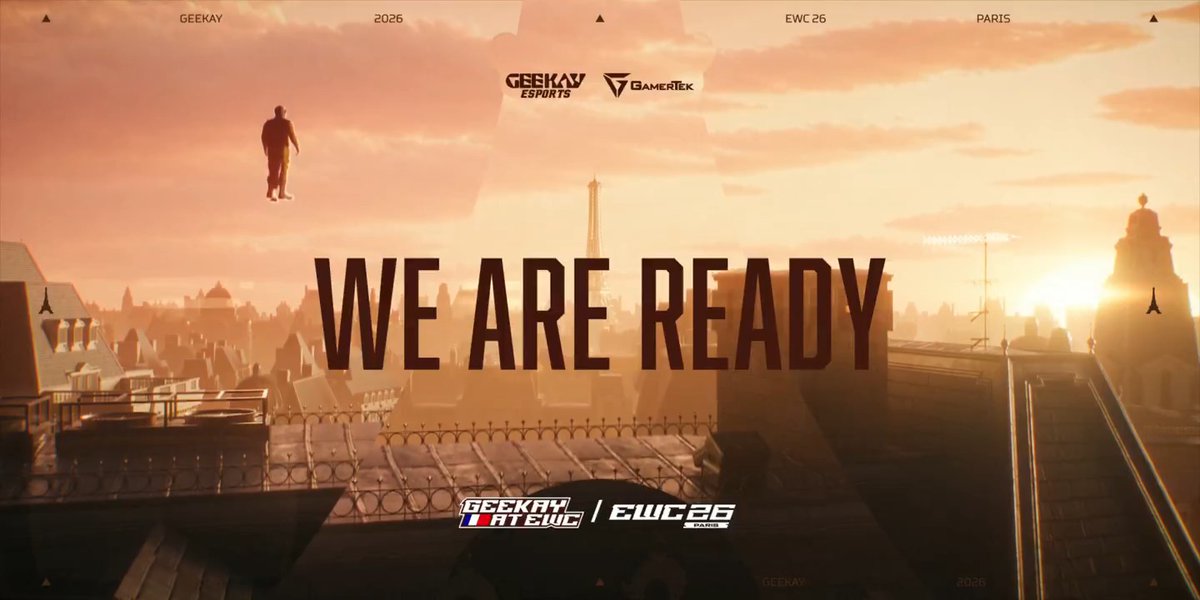 Geekay Esports is heading to EWC 2026 stronger than ever 💙💛 جيكي متجه لكاس العالم للرياضات الالكترونيه اقوى من اي وقت مضى