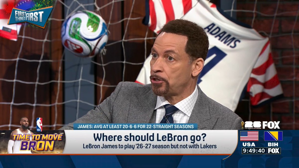 .Chris Broussard also wants LeBron to go to the Cavs 👀 “I think Cleveland is where he’s going to end up… I think it’s all lining up. What a way to put a bow on a fantastic, to say the least, career.”