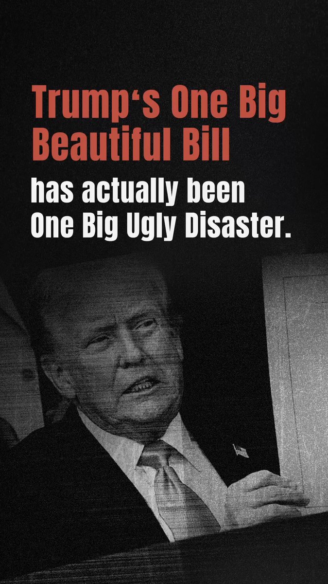 One year after the GOP passed the One Big UGLY Bill, the results are in: • 800,000 kids lost SNAP benefits. • 5M lost health coverage. • 1,000+ hospitals, clinics, nursing homes face cuts/closure. • Health care premiums doubled for millions. That's what they're celebrating.