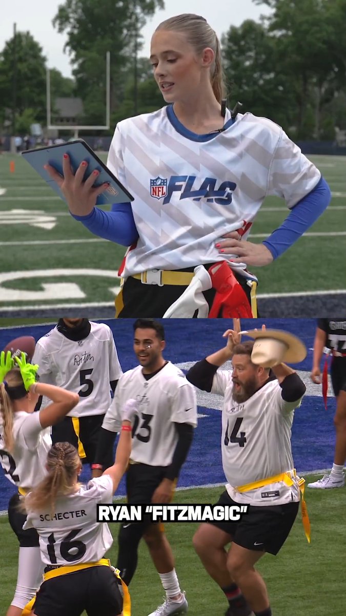 Which celebration did Ashlea Klam have at No. 1? Ashlea Klam | @NFLFlag To find a flag league near you, visit