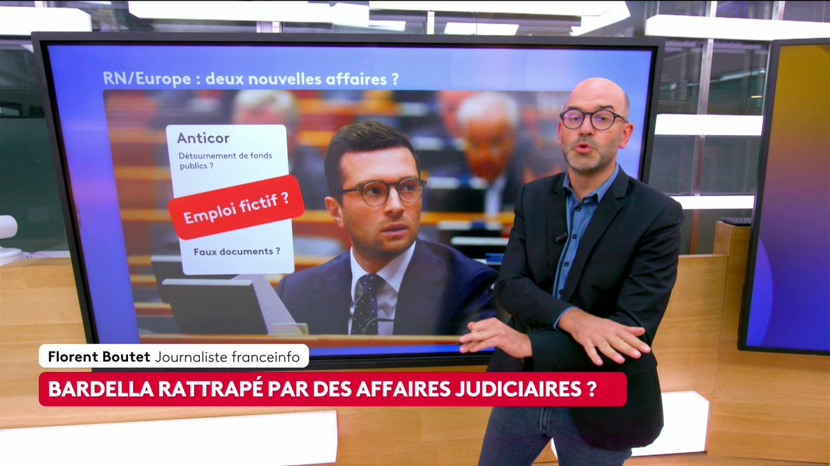 🔴 🗣️ RN : soupçons d'emploi fictif et de détournements de fonds... Jordan Bardella est éclaboussé par deux affaires judiciaires au niveau européen. Franceinfo vous explique. #CestTouteLaQuestion #Canal16