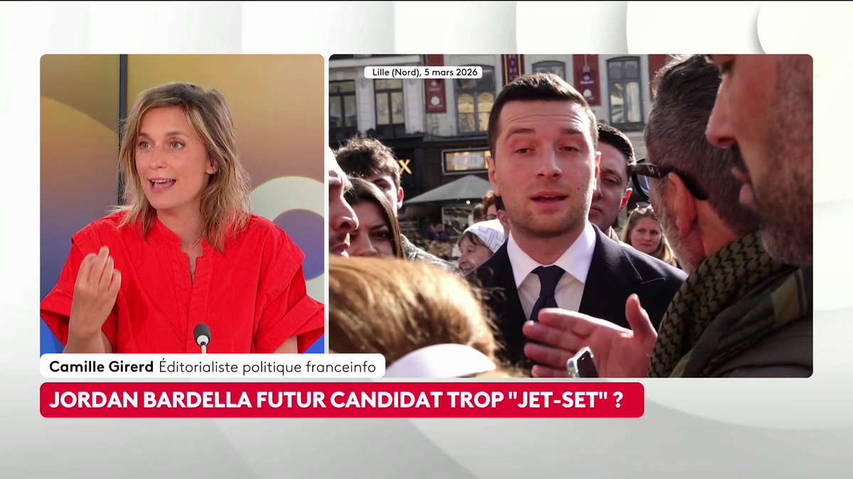 🔴 🗣️ Jordan Bardella, un futur candidat trop "jet-set" ? "J'ai trouvé que l'homme avait changé, qu'il y avait quelque chose de beaucoup plus froid [...] il y a une sorte de distance", observe Camille Girerd, journaliste qui a suivi le RN. #CestTouteLaQuestion #Canal16