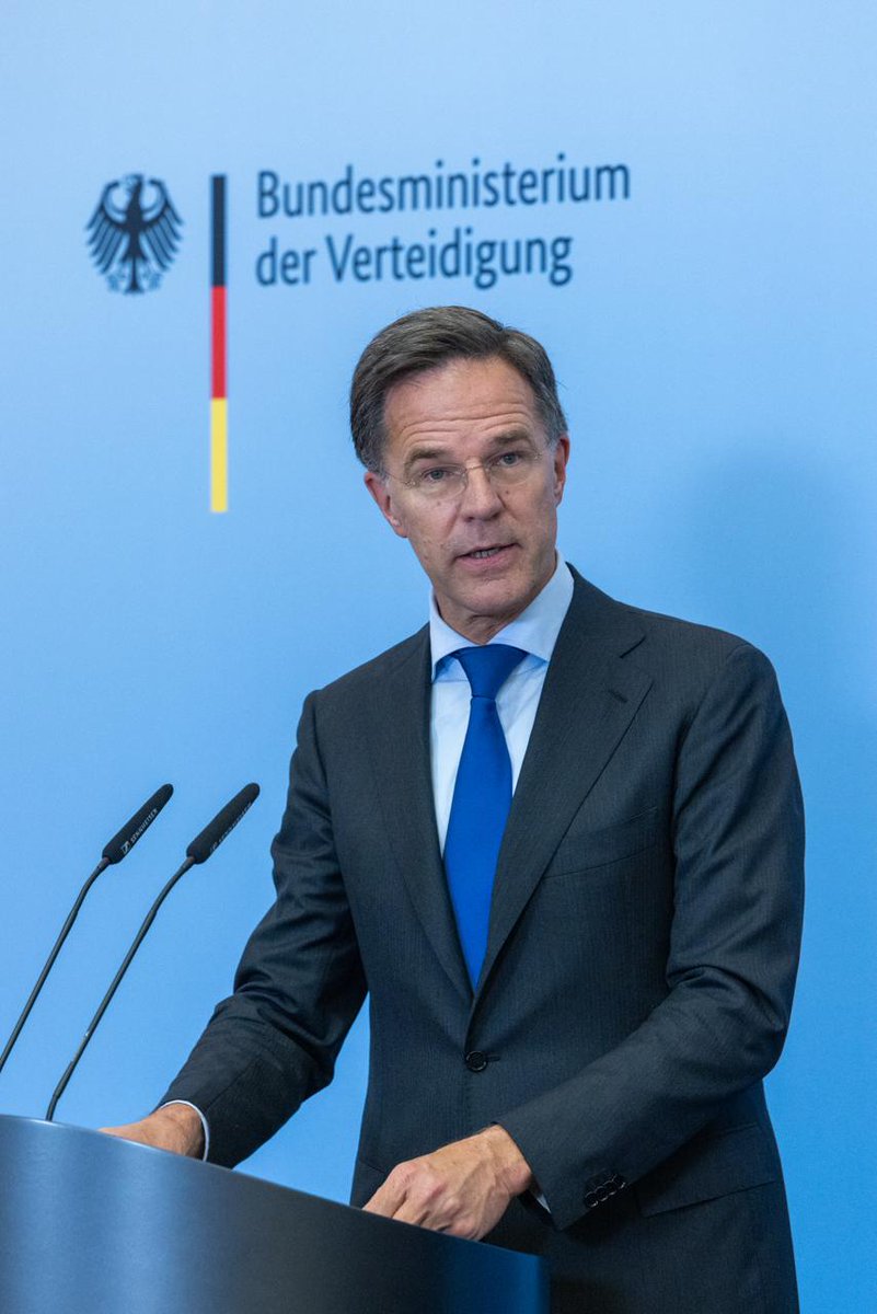 โBy investing more in defence, strengthening industry and bringing innovative new systems, we will remain fit for the future, and we will stay safe in a more dangerous world.โ โ Mark Rutte in Berlin