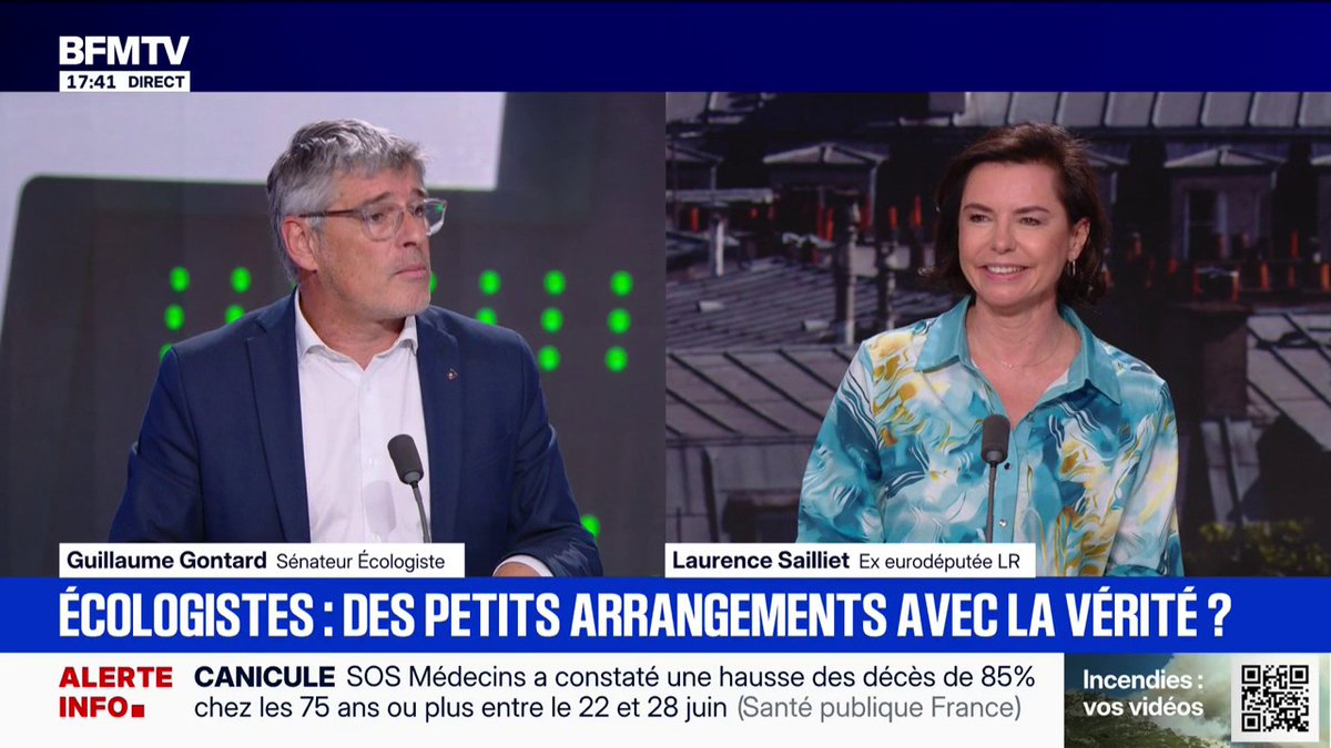 "La climatisation n'est pas une solution à long terme", martèle Guillaume Gontard, sénateur écologiste