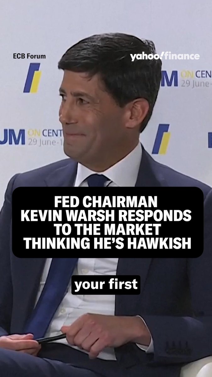 Fed Chairman Kevin Warsh responds to the market thinking he's hawkish following his first news conference. "We've been an independent Central Bank for a very long time. You're going to see no changes on that," Warsh says, no matter what the president wants.