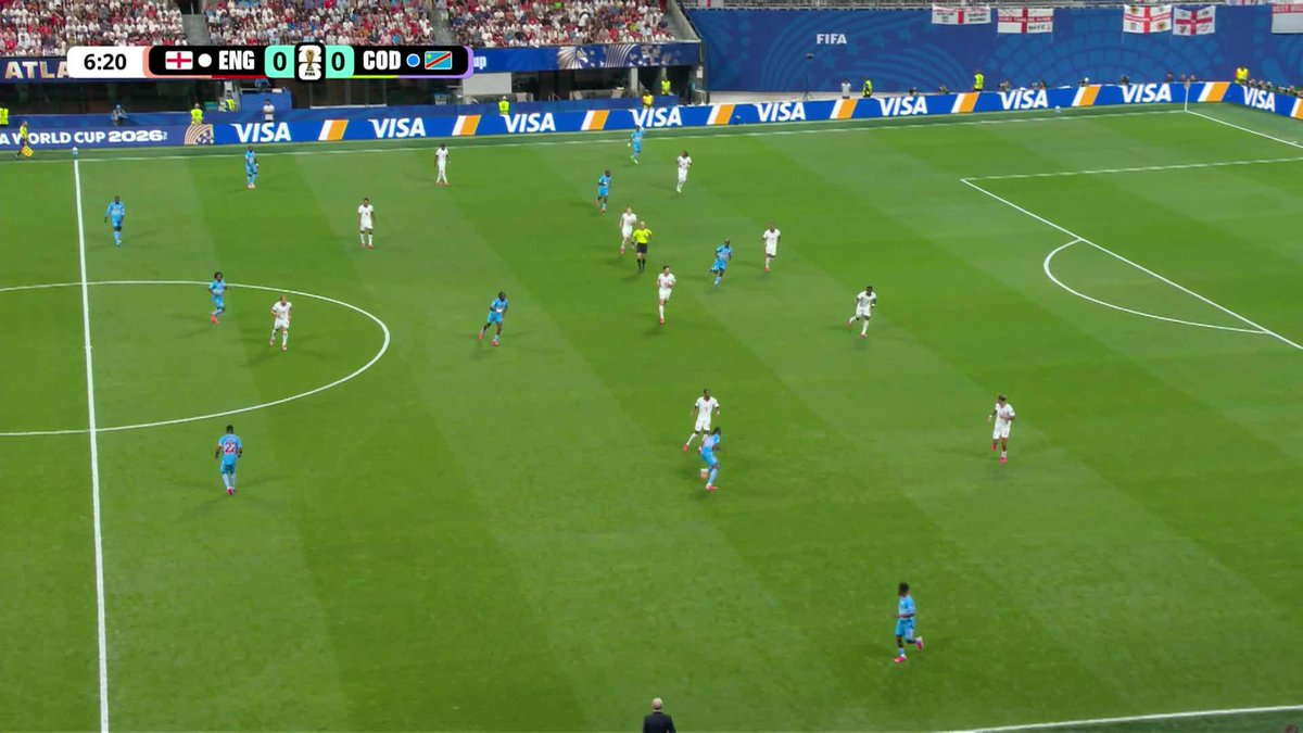 DR CONGO OPEN THE SCORING AGAINST ENGLAND! Brian Cipenga scores his first international goal to shock England and take the lead for DR Congo. #FIFAWorldCup