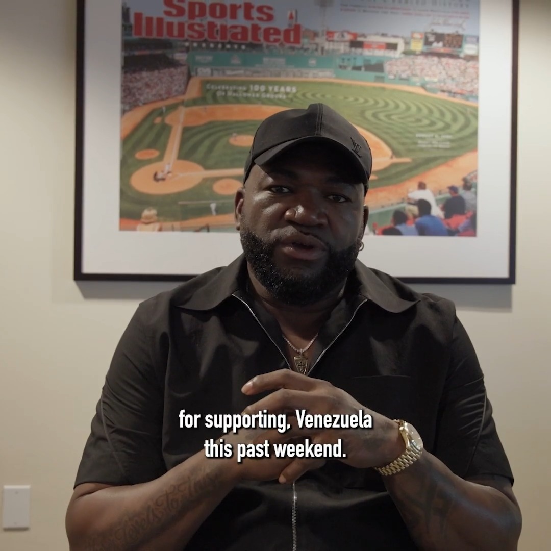 A message of support for Venezuela, from David Ortiz. ❤️ Learn more &amp; donate: