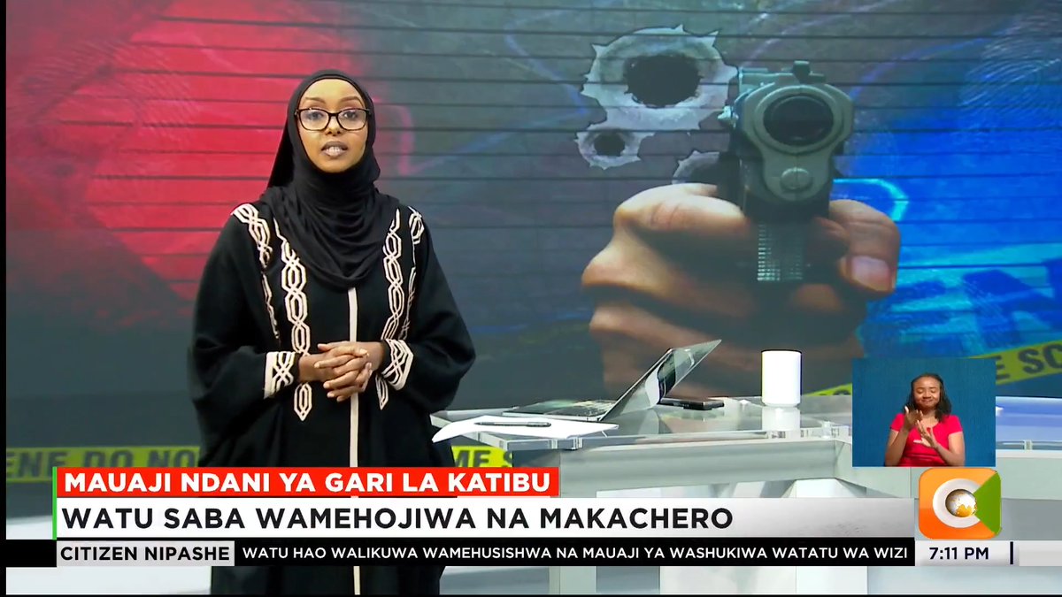 Mauaji Ndani Ya Gari La Katibu: Watu saba wamehojiwa na makachero Walinzi wawili wa katibu Fikirini wamehojiwa Kijana mmoja alipigwa risasi ndani ya gari la katibu Cecil Ouma kijana anadaiwa kupigwa risasi na mlinzi #CitizenNipashe