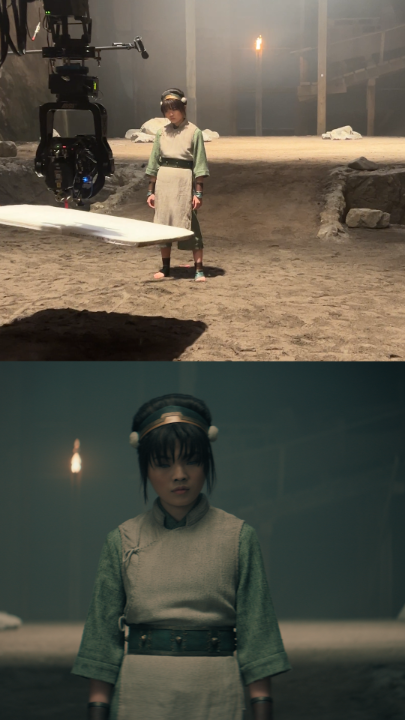 BTS → final of Toph's grand entrance 📺 AVATAR: THE LAST AIRBENDER