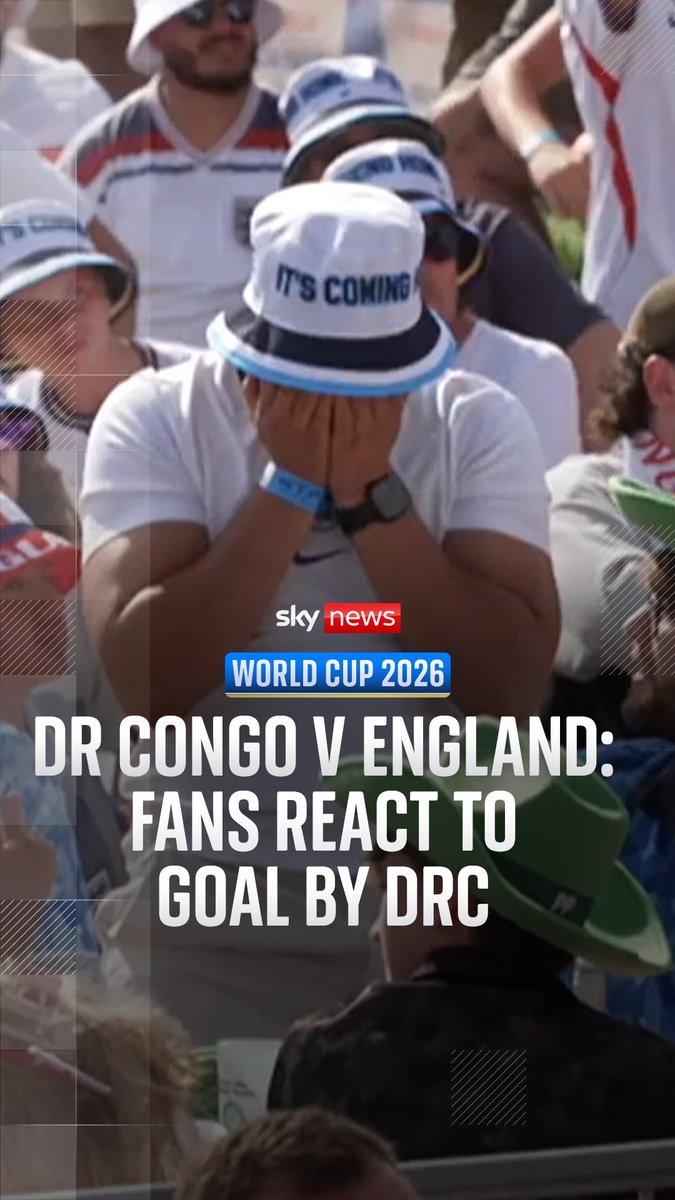 DR Congo fans in Tottenham celebrated the goal by Cipenga as England fans in Brighton showed clear disappointment.