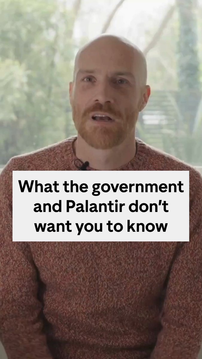 Palantir don't just want the NHS, they want the whole British state... Listen to the dark details in The Shadow Contract ๐ ๐