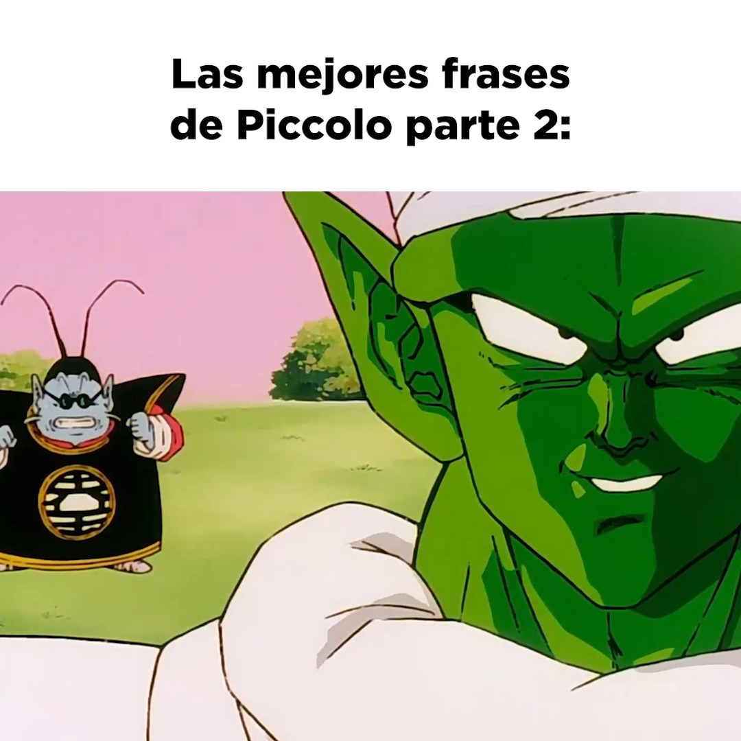 ¡Las frases de Piccolo con doblaje son tan buenas que merecían una segunda parte! 😂🔥 🐉 Ahora cuéntanos, ¿cuál fue tu favorita? #DragonBallZ #Piccolo