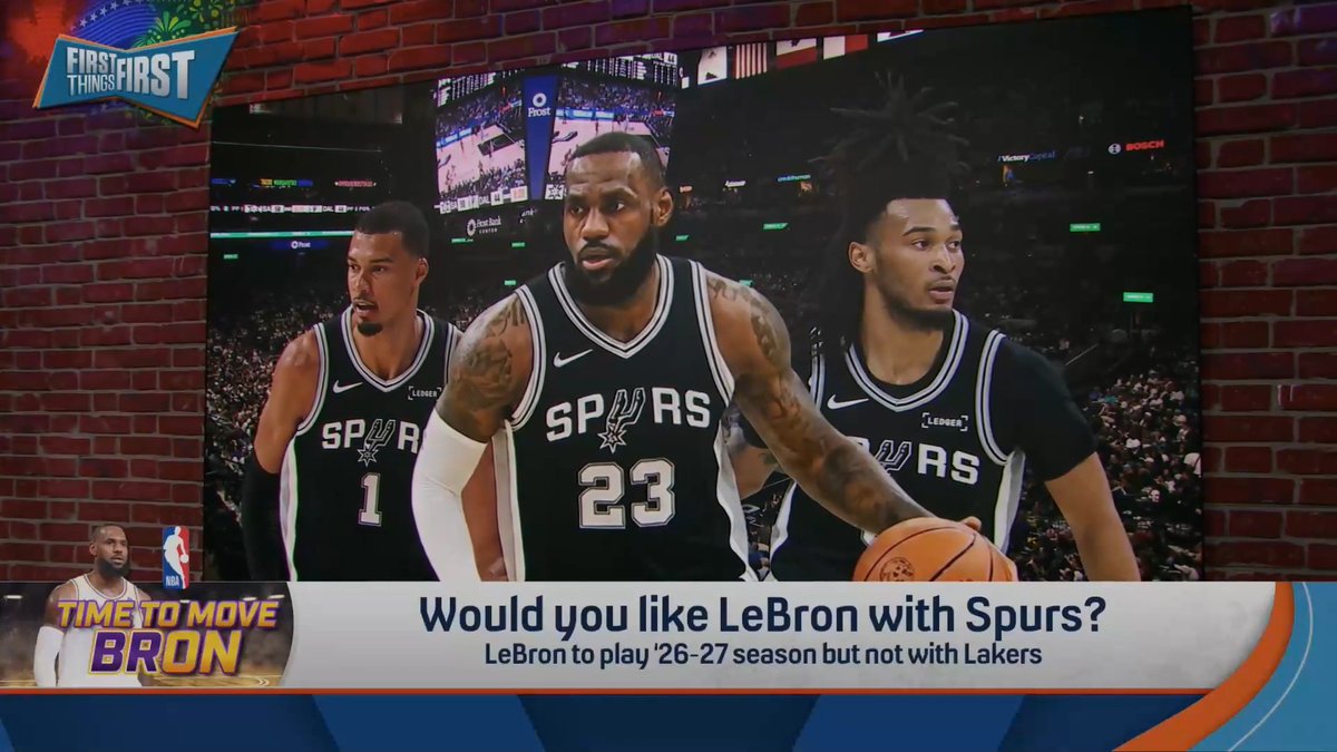Wild Card: Would you like LeBron with Spurs? Chris Broussard weighs in: “It’s not gonna happen and honestly, I don’t think LeBron or Wemby or me would want that to happen.”
