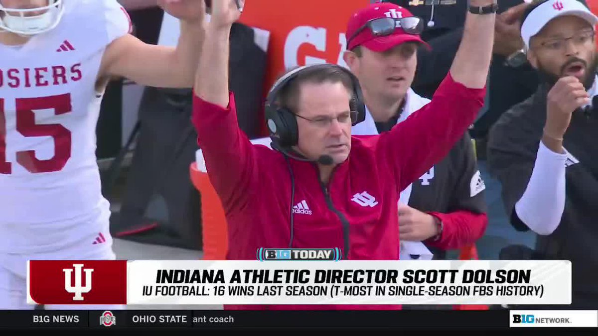 When did Scott Dolson go from thinking Indiana Football might be able to win it all to really thinking it could happen? Hint: It was in the aftermath of one of the best drives in program history. #B1GToday