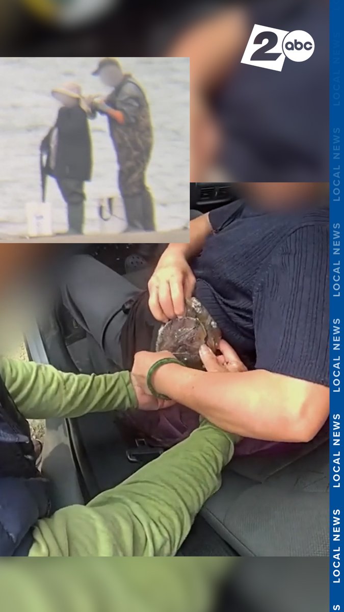 The Washington Fish &amp; Wildlife officer said two women were wearing bodysuits with custom-sewn pouches full of crab. 🦀 FULL STORY: