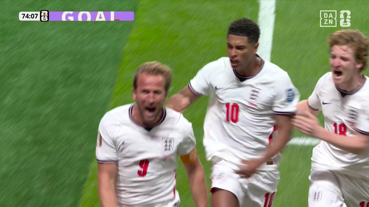 これぞイングランド🏴のエース!! ケインが値千金の同点弾で試合を振り出しに戻す🔥🔥 🏆️#FIFAワールドカップ ラウンド32 🆚イングランド×コンゴ民主共和国 📱#DAZN ライブ配信中 #本気で楽しむならDAZN コカ・コーラ
