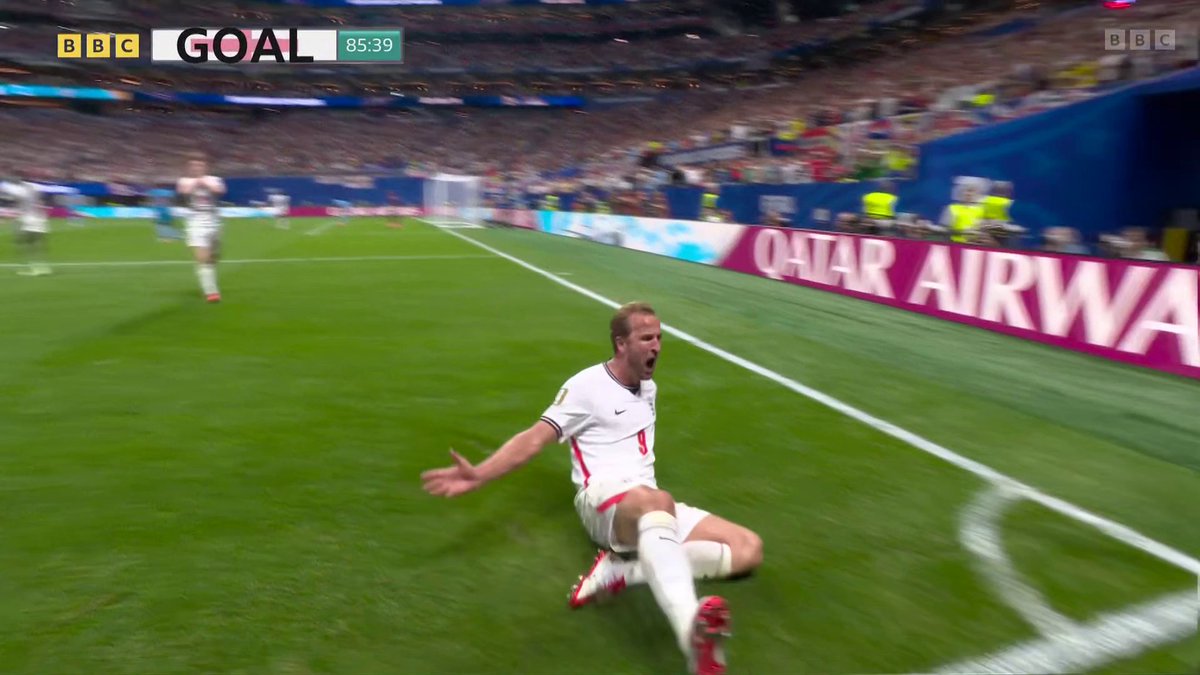 HARRY KANE FIRES ENGLAND AHEAD! โฝ๐ฅ The captain's sensational strike puts the Three Lions 2-1 up against DR Congo ๐โจ