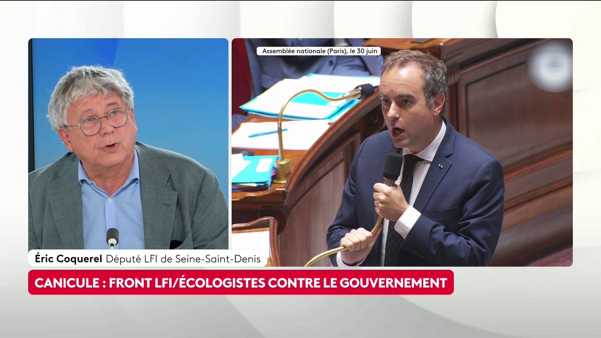 🔴 🗣️ Motion de censure Écologistes/LFI : "Depuis juillet 2024 [...] il se trouve qu'avec les Écologistes [et] les communistes à l'Assemblée, nous votons ensemble toutes les motions de censure", justifie le député LFI Eric Coquerel. #ToutEstPolitique #Canal16